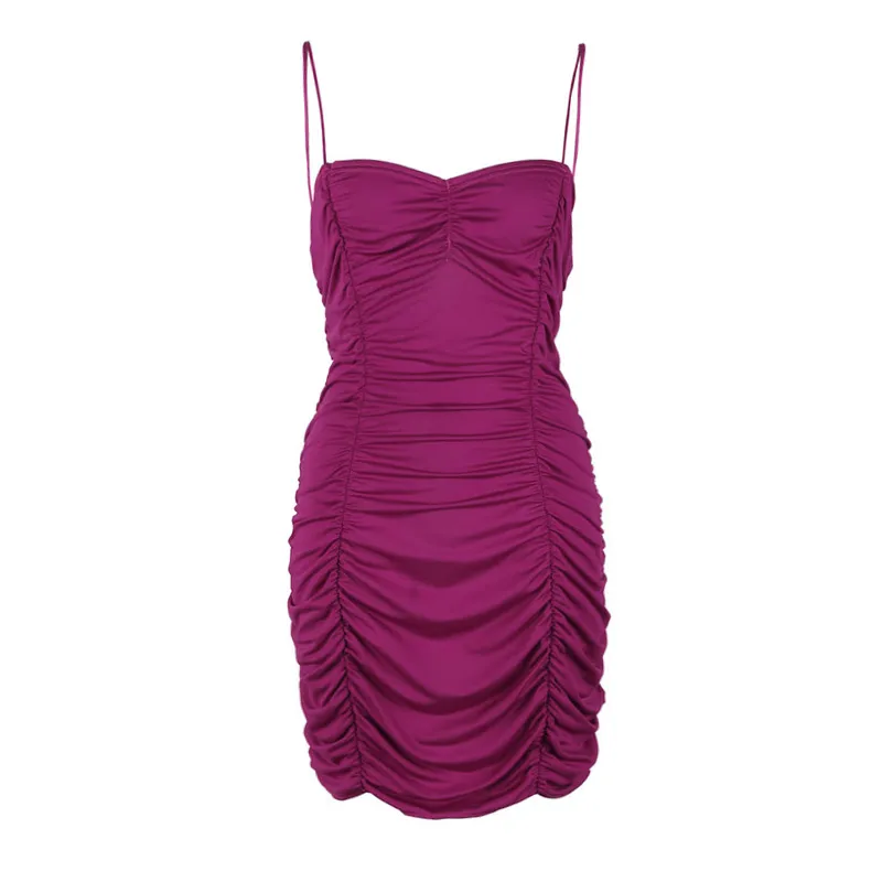 Forefair Sexy Party Dress Purple  (1)