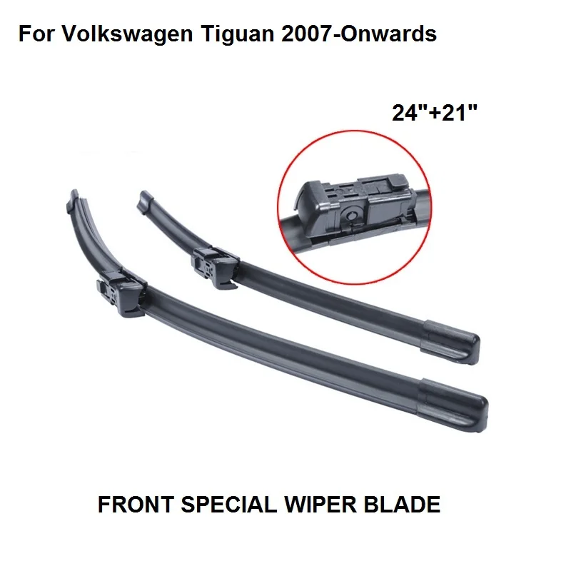 24"+21" Windscreen Wiper Blades For Volkswagen Tiguan 2007 Onwards Car