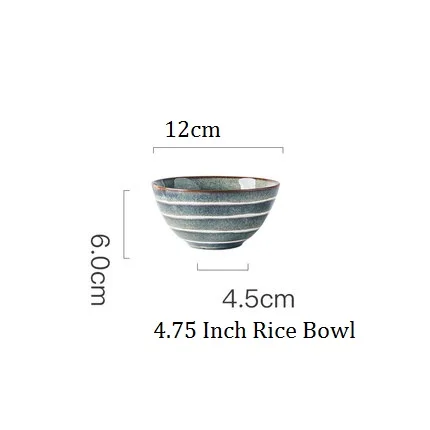 NIMITIME скандинавском стиле керамические западные стейк тарелка блюдо рисовая чаша домашняя чашка для воды кружка посуда - Цвет: 4.75 Inch Rice  Bowl