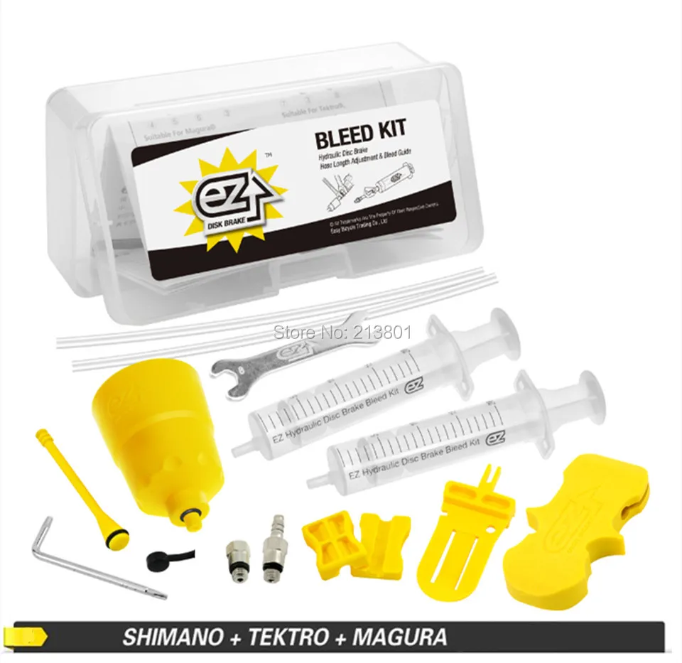 EZ/'s Bicycle Hydraulic Disc Brake Bleeding Tool Kit for Shimano/&Tektro