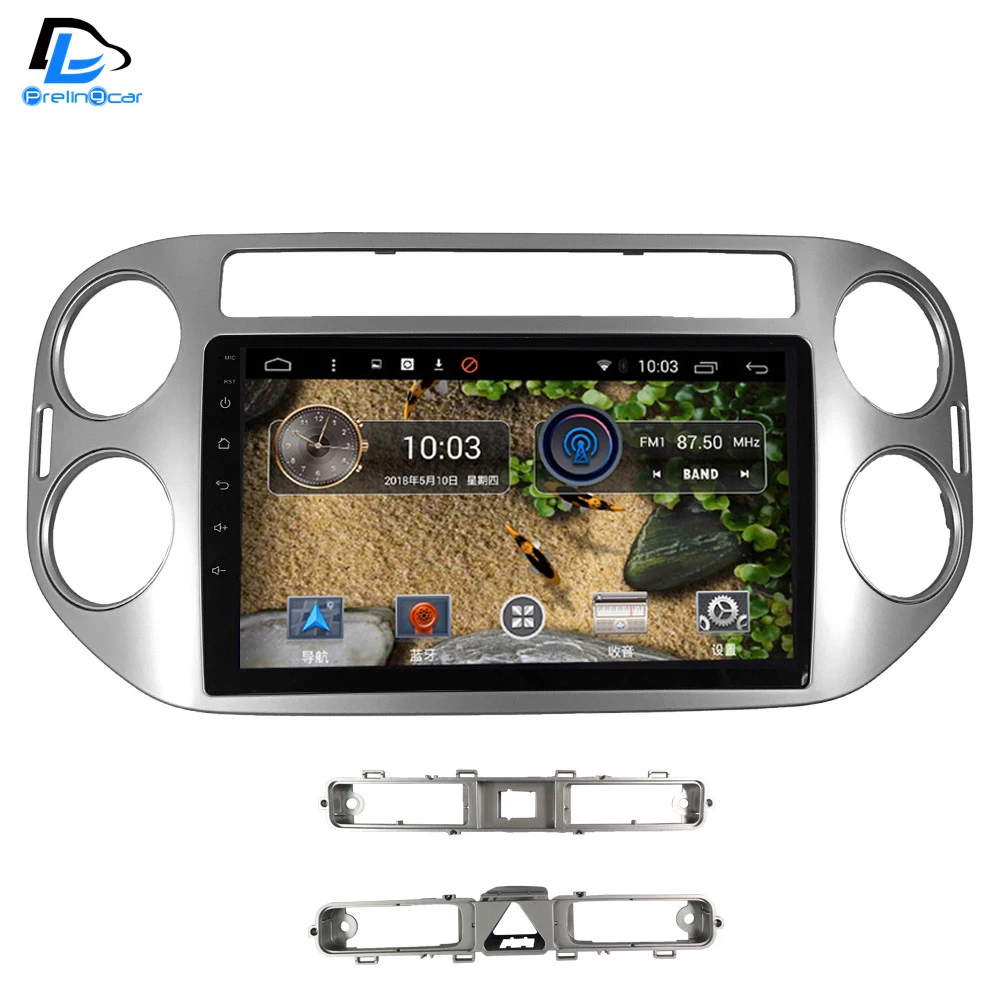 

4G LTE Android 8.1 car gps multimedia video radio player dash for volkswagen tiguan 2010-2015 years navigation stereo
