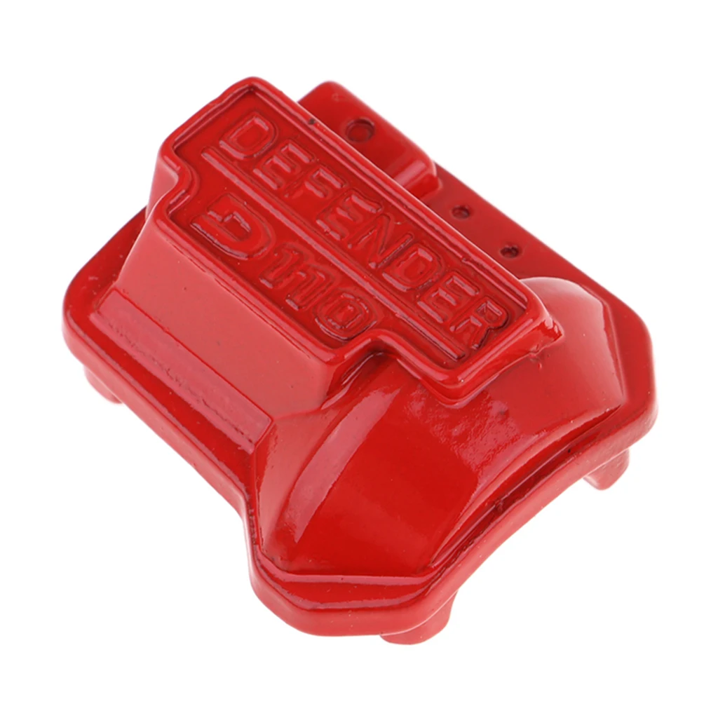Metal Defender D110 Differential Diff Cover RED for Traxxas TRX4  -4 1/10 RC Crawler Upgrade Parts
