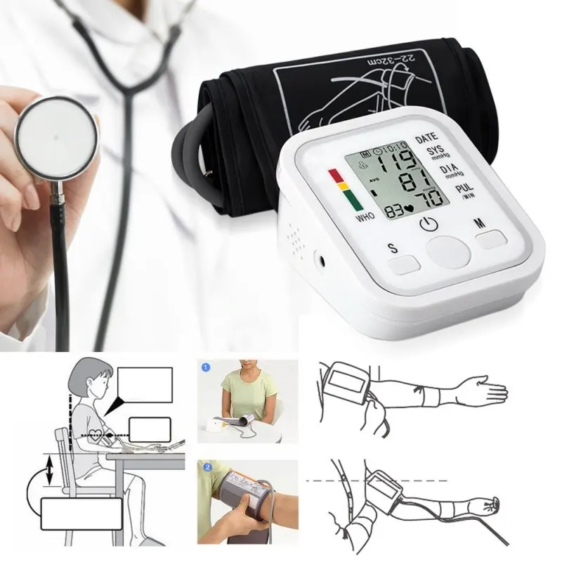 Bluetooth Electronic Sphygmomanometer Portable Blood Pressure Health Care Digital Blood Pressure Monitor Meters for Home Use Bluetooth Electronic Sphygmomanometer Portable Blood Pressure Health Care Digital Blood Pressure Monitor Meters for Home Use