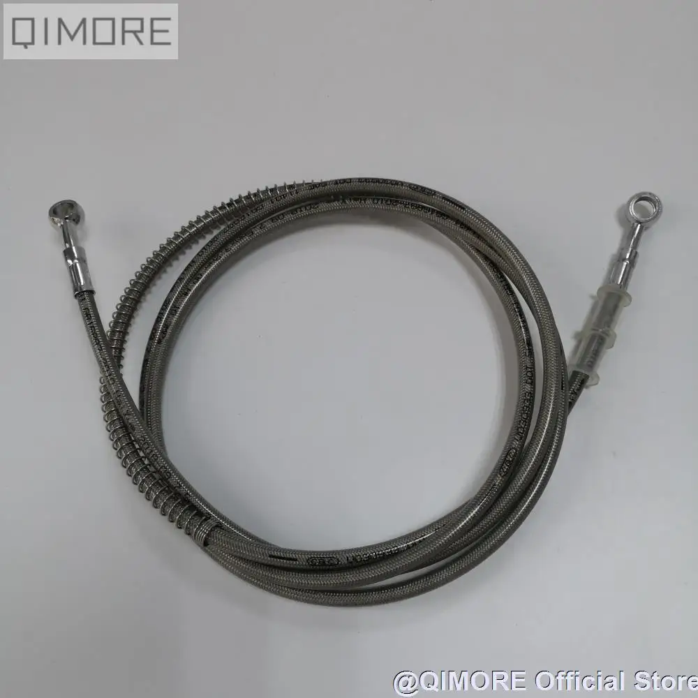 

Scooter Moped performance Stainess steel wire braided Hydraulic Rear Brake Hose Brake Line Brake Tubing 220cm / 87 inch long