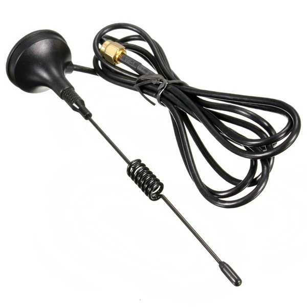 High Quality Black GSM GPRS Small Suction Cup Antenna 433Mhz 3dbi Magnetic Base 1.5M RG174 Cable SMA Male Plug Magnet Seat 3cm High Quality Black GSM GPRS Small Suction Cup Antenna 433Mhz 3dbi Magnetic Base 1.5M RG174 Cable SMA Male Plug Magnet Seat 3cm