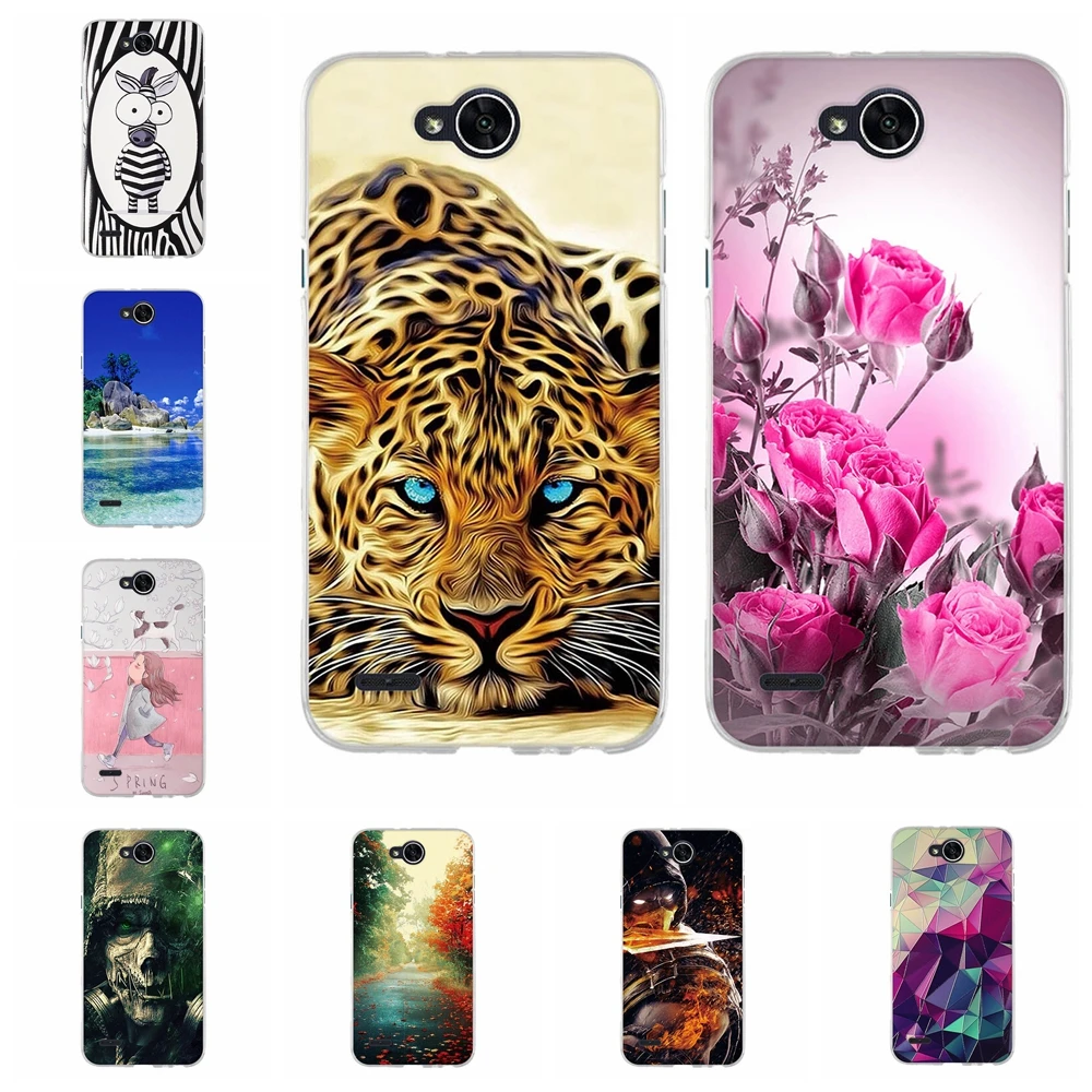 

3D Relief For LG X Power 2 Case Soft TPU Shell For LG X Power 2 M320 M320N Back Cover Flower For LG X Power K220 Phone Cases