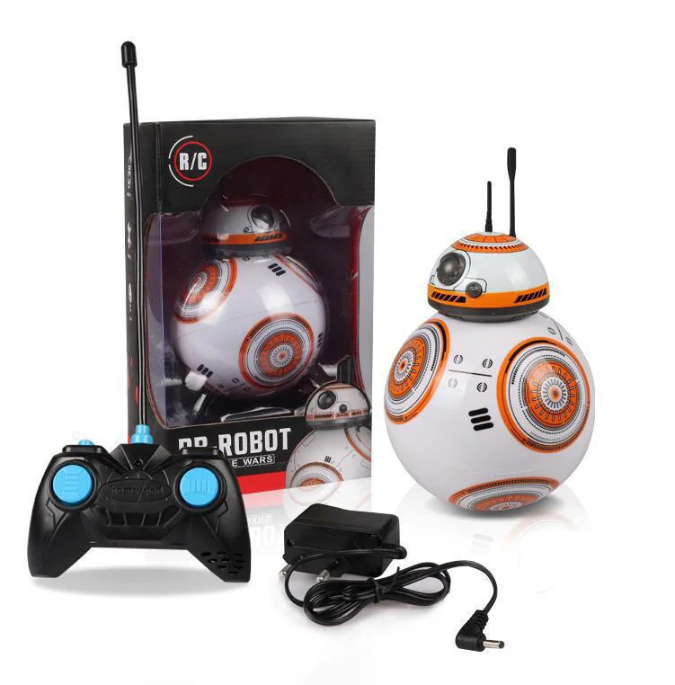 Радиоуправляемый BB-8, BB-9, 2,4G, фигурка с дистанционным управлением, Интеллектуальный робот, BB, фигурка, со звуком, игрушечная машинка для детей