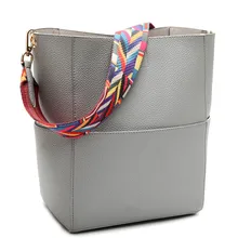 Luxus-handtaschenfrauen-designer Marke Berühmten Weiblichen damen Frauen Umhängetasche Frauen Leder Crossbody Tasche Einfache Eimer Tasche