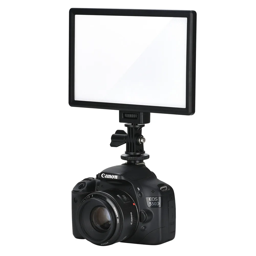 Viltrox L116T супер тонкий студийный светодиодный светильник для видео 3300 K-5600 K двухцветный ЖК-дисплей CRI95+ для DSRL камеры видеокамеры+ 2 м адаптер переменного тока