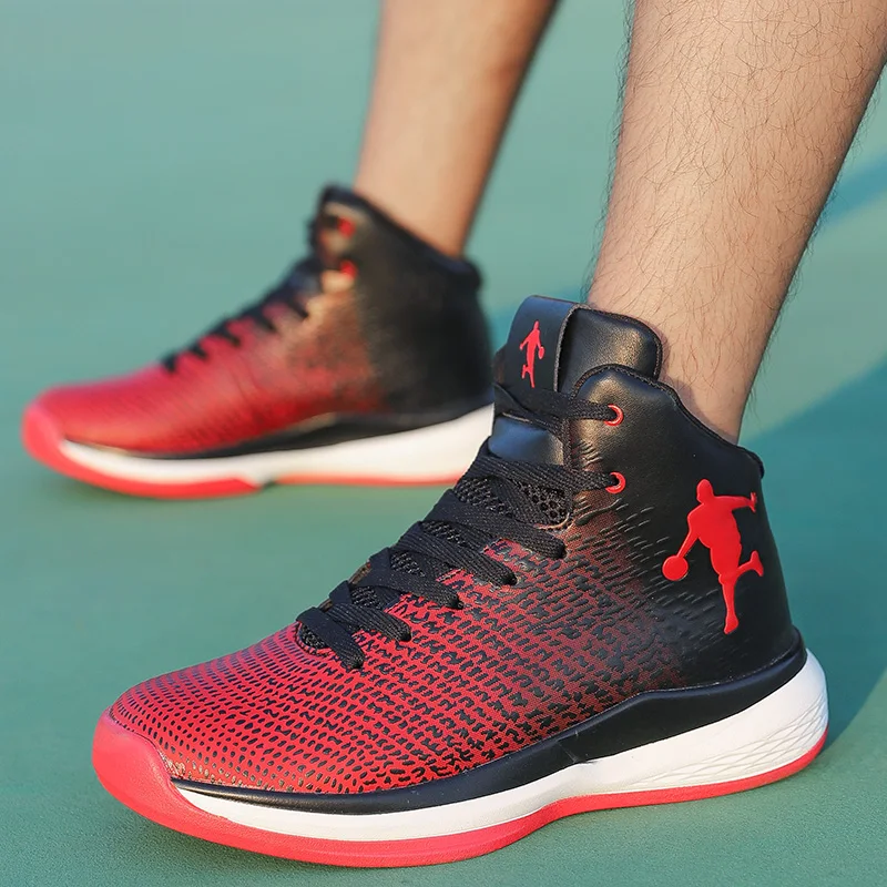 “ Esportes ao ar dos Homens Jordan Sapatos Anti-skid