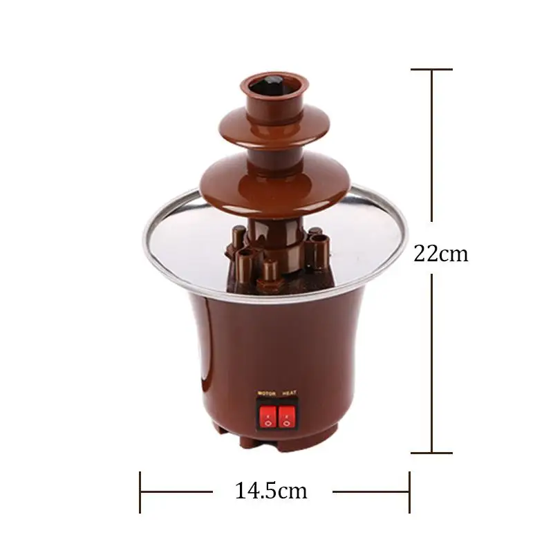 New-Mini-Chocolate-Fountain-Creative-Design-Chocolate-Melt-With-Heating-Fondue-Machine