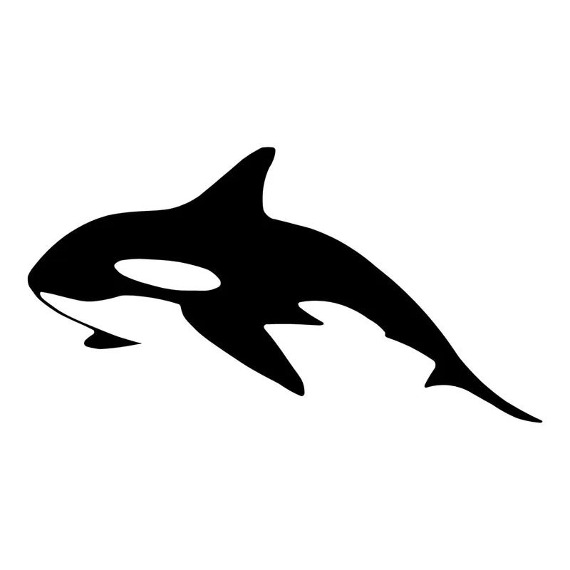 

17.8*9.5CM Killer Whale Marine Animal Fish Car Sticker Fashion Lovely Car Accessories C4-0828
