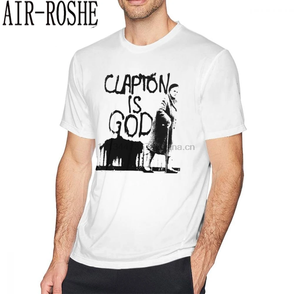エリック クラプトンtシャツクラプトンは神に黒ホワイトtシャツ半袖ファッションtシャツ男性プリント楽しい綿100 6xl Tシャツ Aliexpress エリック クラプトンtシャツクラプトンは神に黒ホワイトtシャツ半袖ファッションtシャツ男性プリント楽しい綿100 6xl Tシャツ Aliexpress