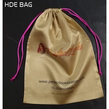 Атласный чехол для упаковка ювелирных изделий/макияж/подарок/Свадебные/вечерние/коробка для хранения/волос/мешки для обуви шелковые мешочки с завязками для печати логотипа на заказ 100 p