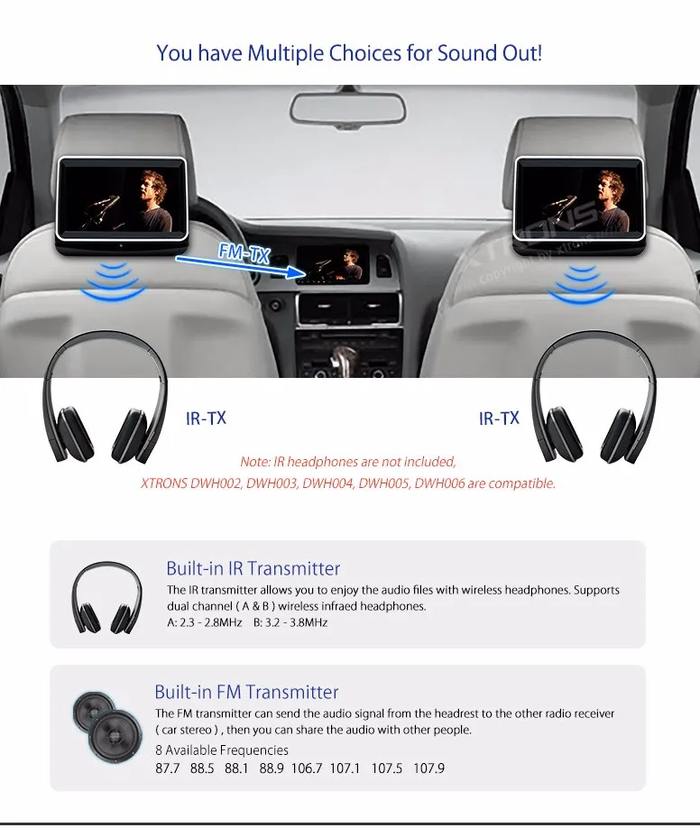 Top 10.1" Touch Screen Headrest Car DVD Car Headrest DVD Car Headrest Monitor DVD with 1024*600 Resolution & Front Flip Into Disc 12 Top 10.1" Touch Screen Headrest Car DVD Car Headrest DVD Car Headrest Monitor DVD with 1024*600 Resolution & Front Flip Into Disc 12