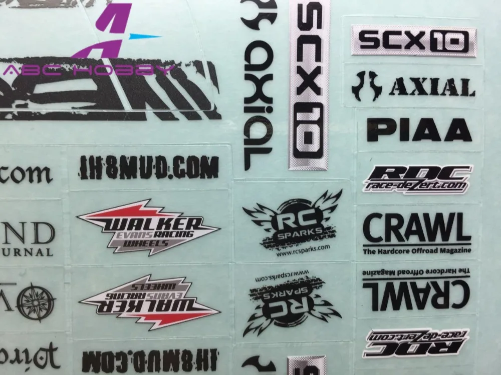 rc crawler stickers