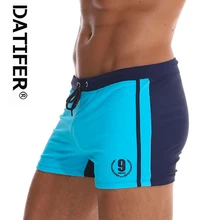 2021 Datifer Men's Swim Trunks Swimming Briefs Homens Maillot Bain Trunks Swimwear Water Gay Men Suit Underpants Size XXL