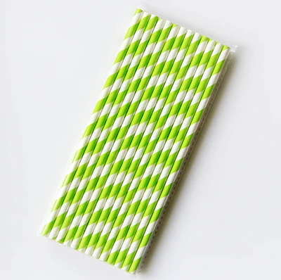 stripe straw green