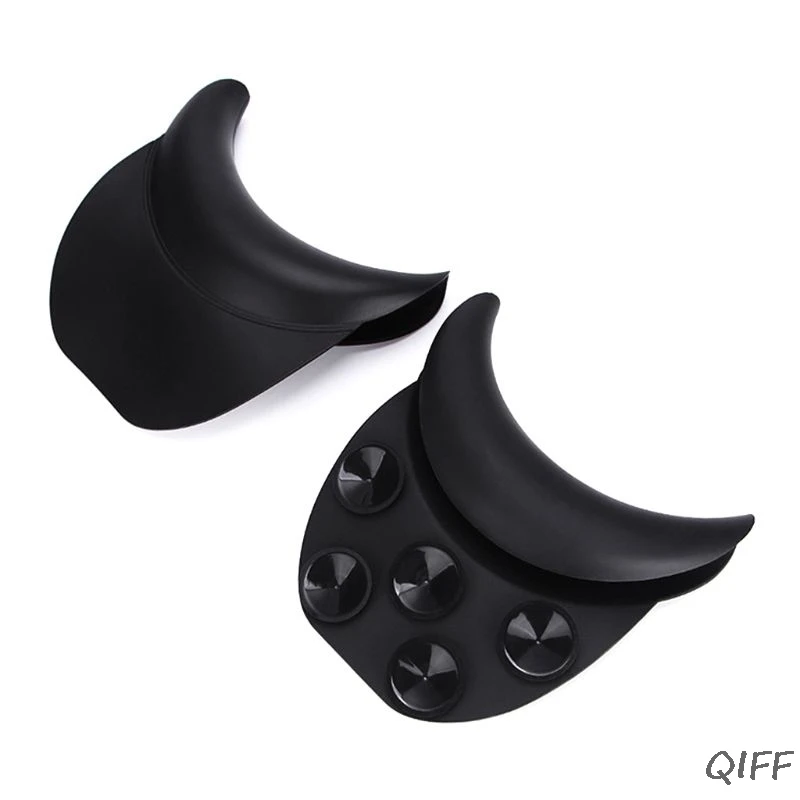 1Pcs Black Silicone Shampoo Head Pillow Neck Rest With Suction Cup Hair Wash Sink Basin Hairdresser Accessories