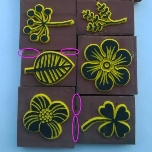 Handmade rubber stamp 1-5