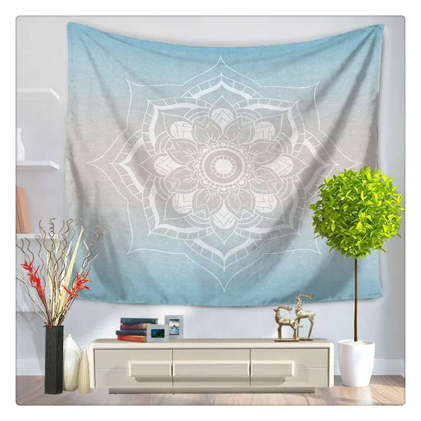 New Colorful Mandala Design Livingroom Wall Tapestry 3 Sizes Soft Hanging Topestry Floor Carpet 1pc Home Decor Tapestry Yoga Mat