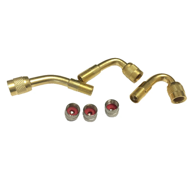 Tyre Valve Extender Stem Brass Bicycle MTB Durable Bike Motorcycle Car Kits Tool R0175 (3)