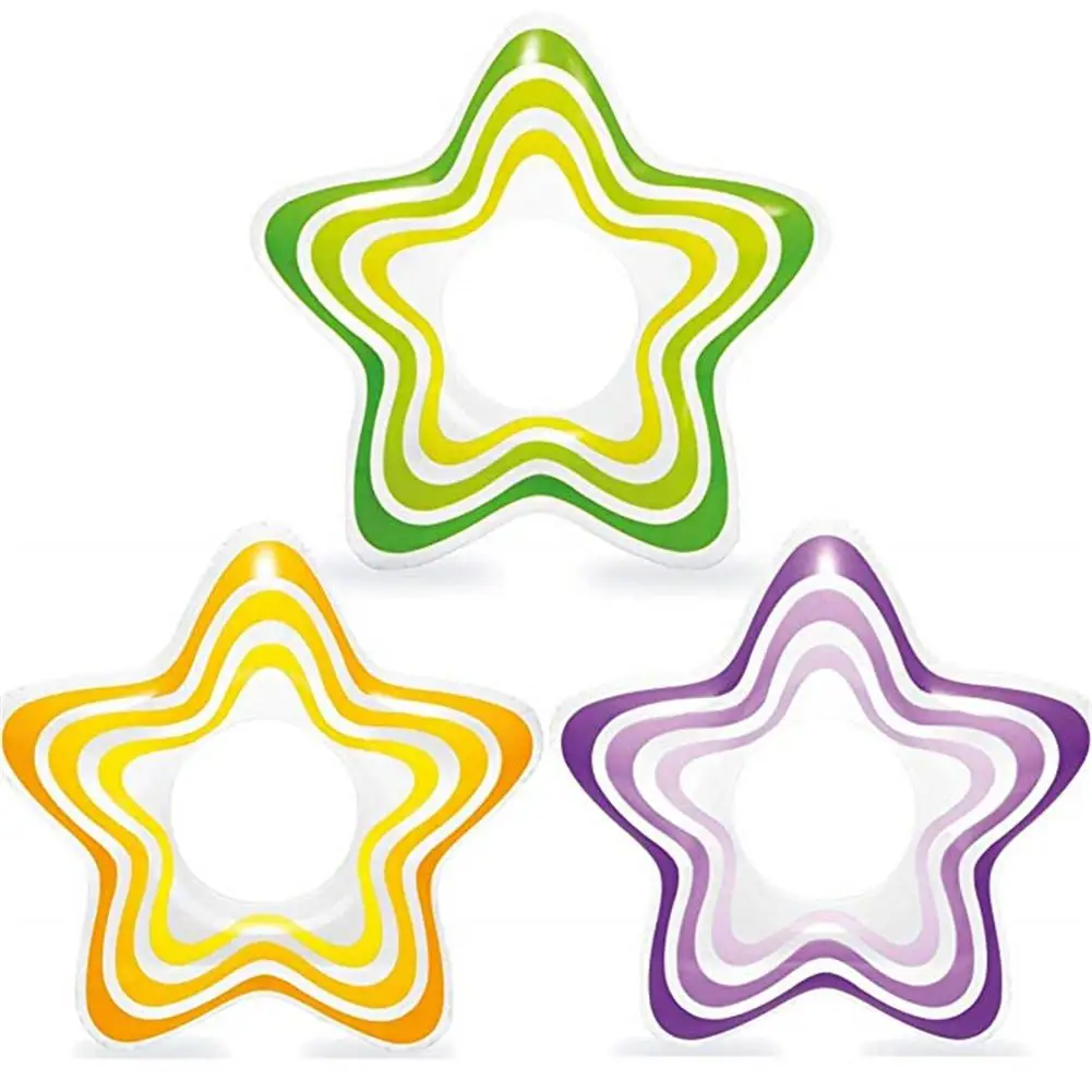 Надувные игрушки для поплавок в форме звезды, аксессуары для бассейна для детей 3-6 лет