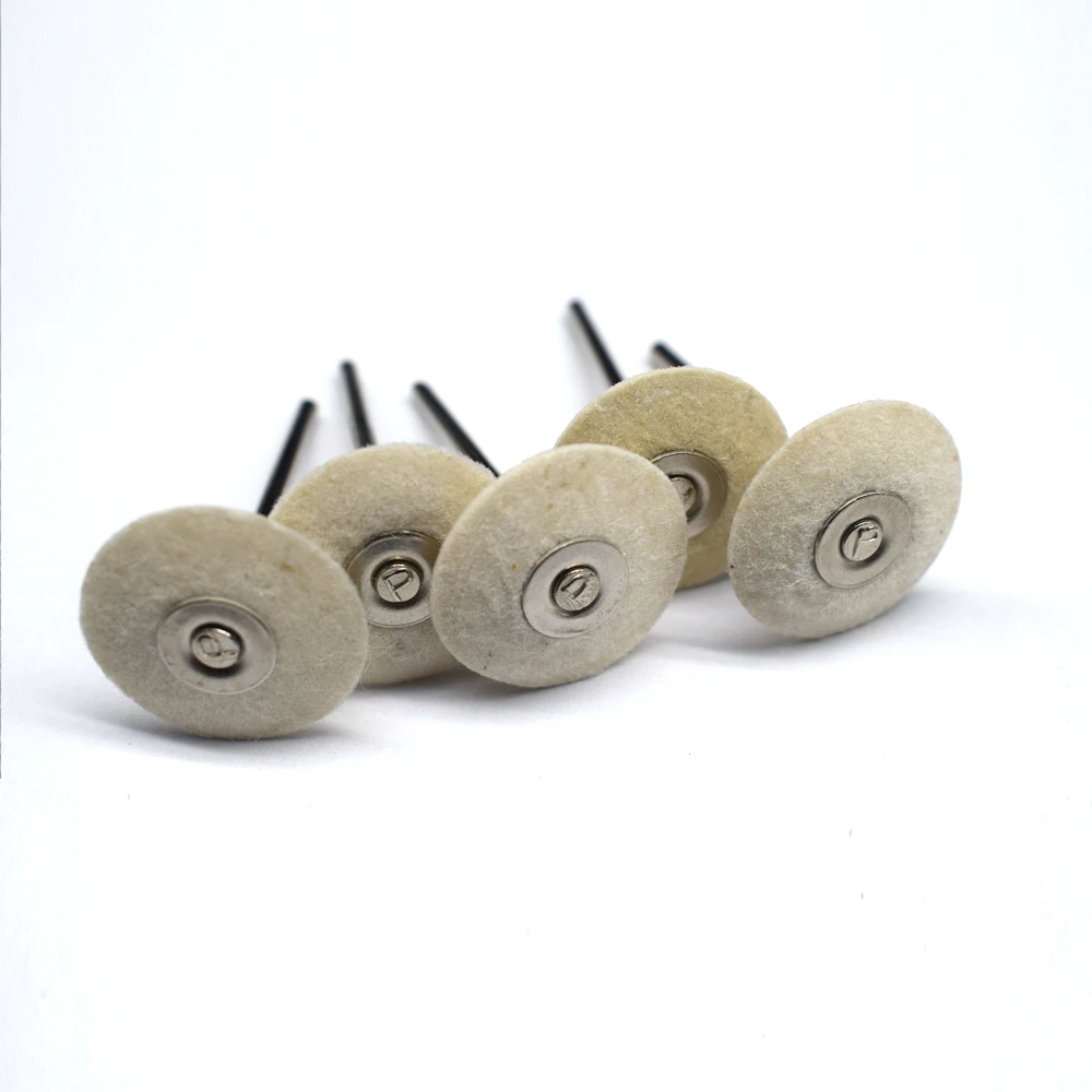 

20pcs Wool Polishing Wheel 22mm Jewelry Abrasive Grinding Tool Dremel Accessories