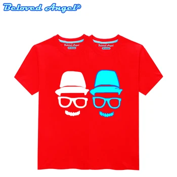 

Luminous Cartoon T-shirt for Kids Glow In Dark Toddler T Shirt Teen Casual Cosplay Tshirt Child Gift Boys Girls Summer Tops Tees