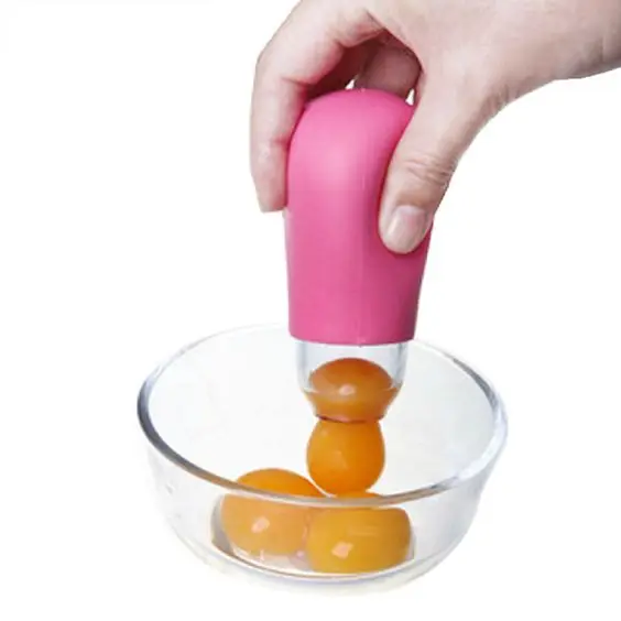 New Kitchen Gadgets Silicone Egg Yolk Separator Easy Suction New Kitchen Gadgets Silicone Egg Yolk Separator Easy Suction Divider Cooking Tools