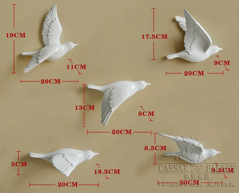 Декоративные 3D наклейки на стену из смолы с птицами, домашний интерьер, ТВ фон, украшение на стену, белые золотые наклейки с картинками птиц