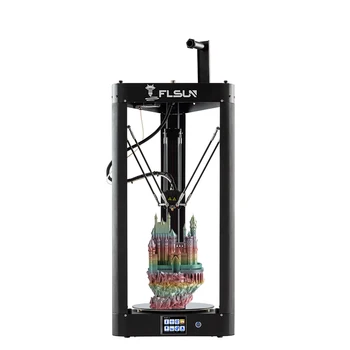 

2019 FLSUN QQ-S High speed Delta 3D Printer auto-leveling touch screen large printing size