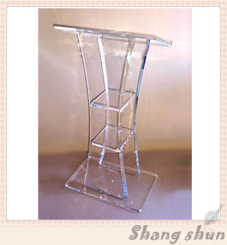Custom Plastic Lectern Modern Design Acrylic Lectern Clear Acrylic Lectern Stand Plexiglass