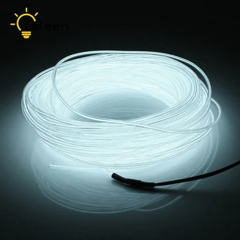 

TSLEEN LED Strip Waterproof Car White LED Tape Battery Operated EL Wire Controller Flashing LED lights for Clothing Car-styling