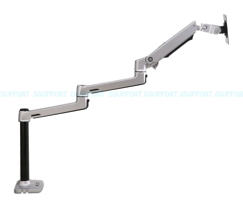  High Quality Aluminum Alloy Free Lifting Ultra Long Arm LED LCD Monitor Holder Lengthen Arm Table C