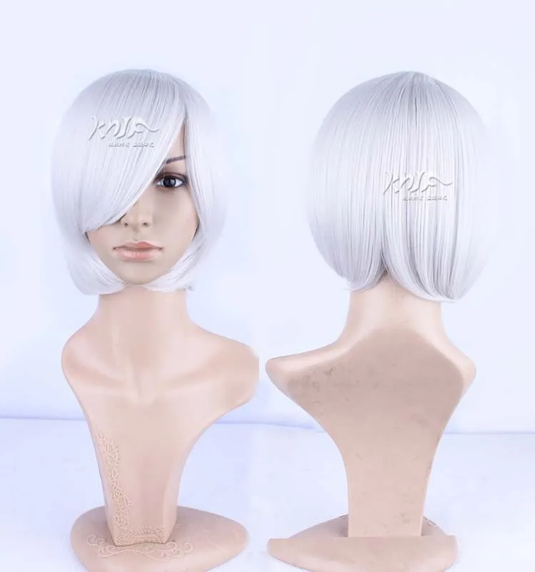Good quality NieR Automata font b hair b font accessories 31cm 150g synthetic font b hair