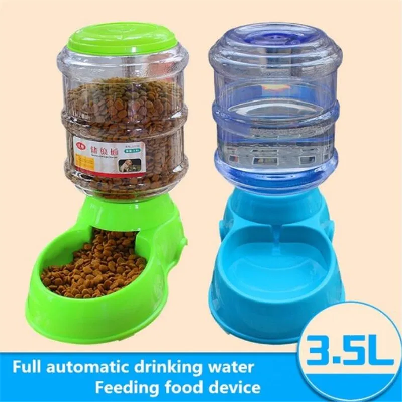 Pet Drinkers Cat Dog 3.5L Automatic Feeder Drinking Animal Pet Food Bowl Water Bowl for Pets Dog Automatic Drinkers