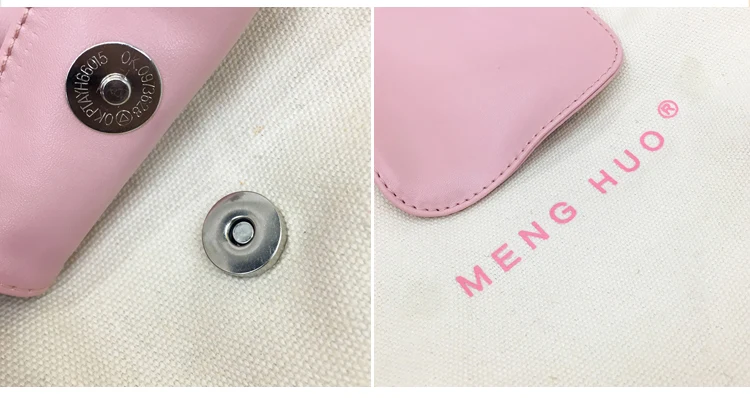 Menghuo Canvas Bag for Women 2018 Tote Ladies Casual Shoulder Bag Reusable Shopping Bags Beach Bag Female Cotton Cloth Handbag_41