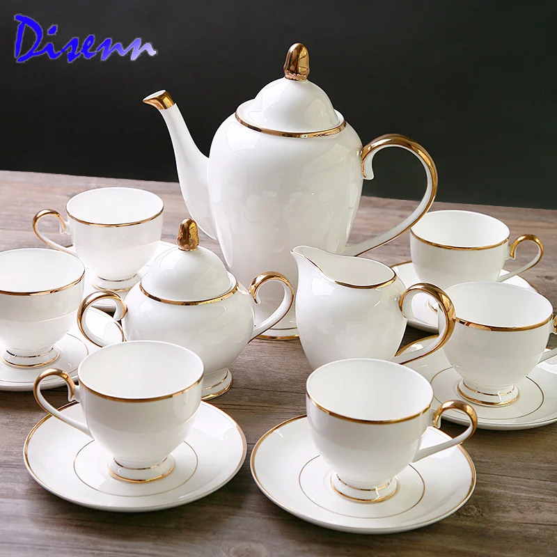 Special Offer Quality Coffee & Tea Sets Bone China 15 Piece Drinkware