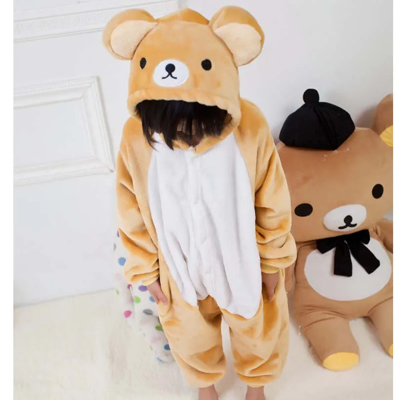 Bears Blanket Overalls Jumpsuit Kids Pijama Children Animal Cosplay