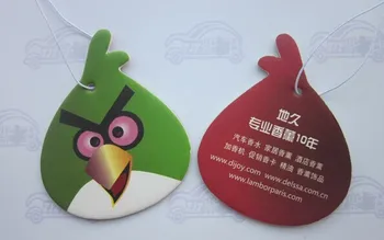 

2017 Good perfume bird scent paper car air freshener