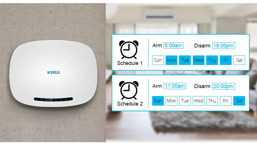 KERUI GSM сигнализация, система безопасности, автоматический набор, приложение, контроль, противопожарная защита, беспроводная домашняя охранная безопасность, DIY Kit