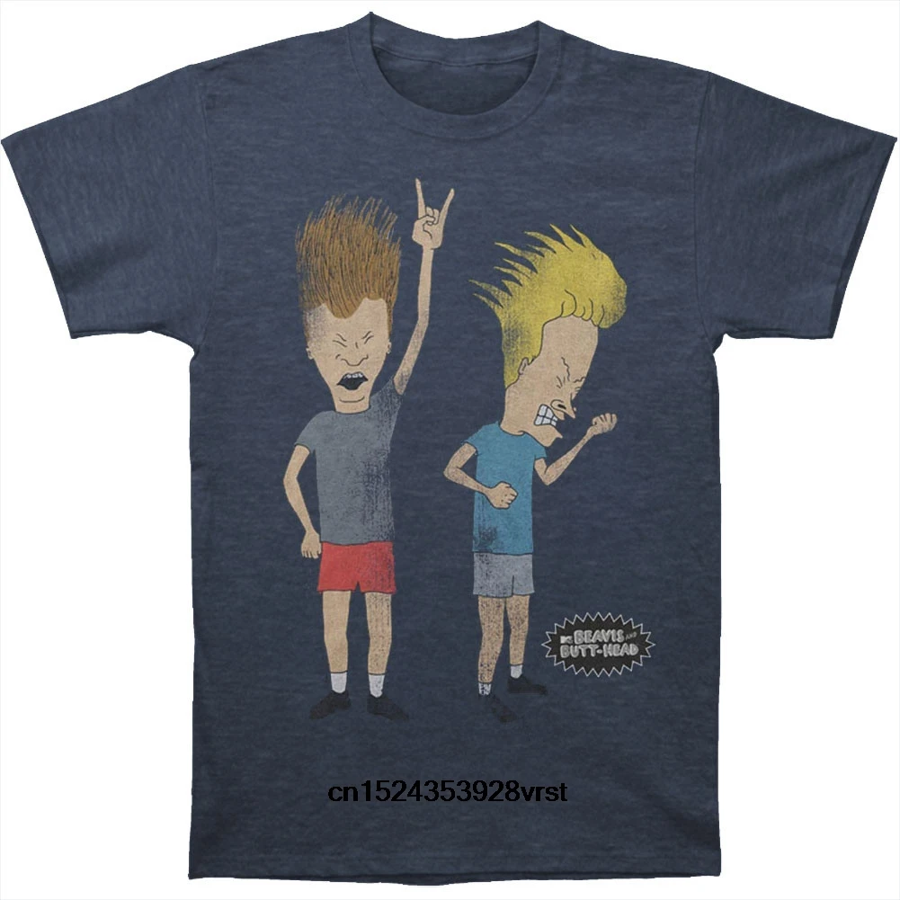 

Funny men t shirt novelty tshirt women Beavis & Butthead Rock Forever - Heather T-shirt
