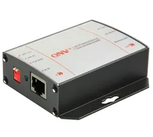 Divisor do ponto de entrada de 10/100m com saída da c.c. 5v/12v. Compatível com ieee802.3af (15.4w)