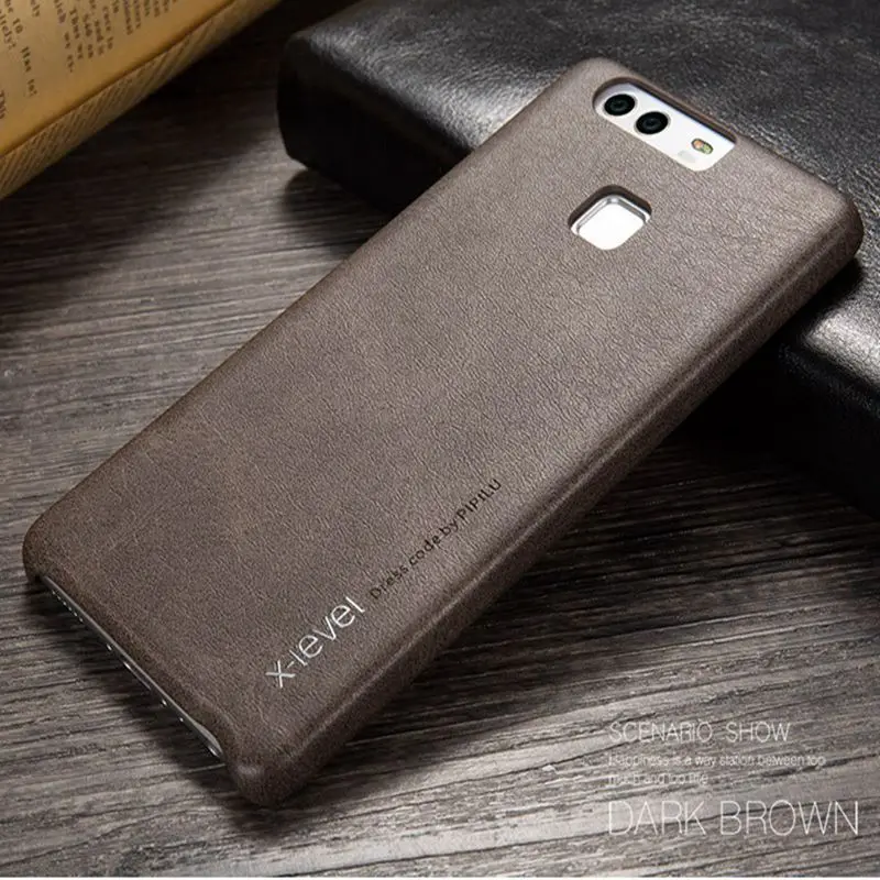 

X-Level Luxury Leather Phone Case For Huawei P9 Hard Cover For Huawei Honor 8 Lite V9 9 P10 P9 Lite Plus Mate 9 Pro Etui EVA-L19
