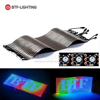 

WS2812B Panel Screen 20*50 1000 Pixels Digital Flexible LED Programmed Individually Addressable Full Color DC5V