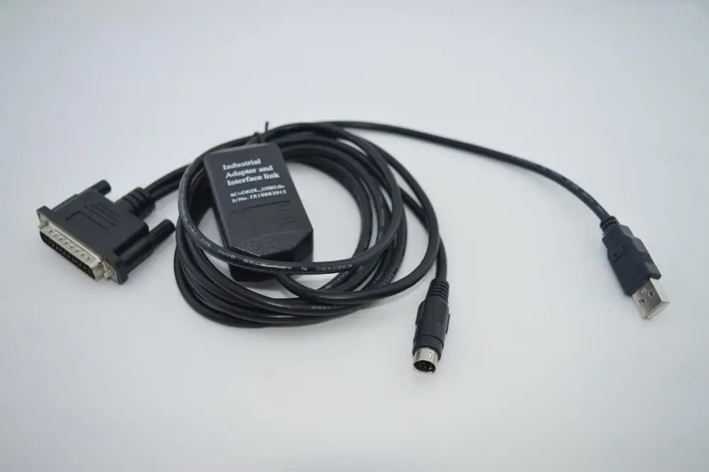 USB-SC09 Кабель для программирования для MELSEC-FX PLC(FX1N/2N/3 S/3g/3U) и серии, есть