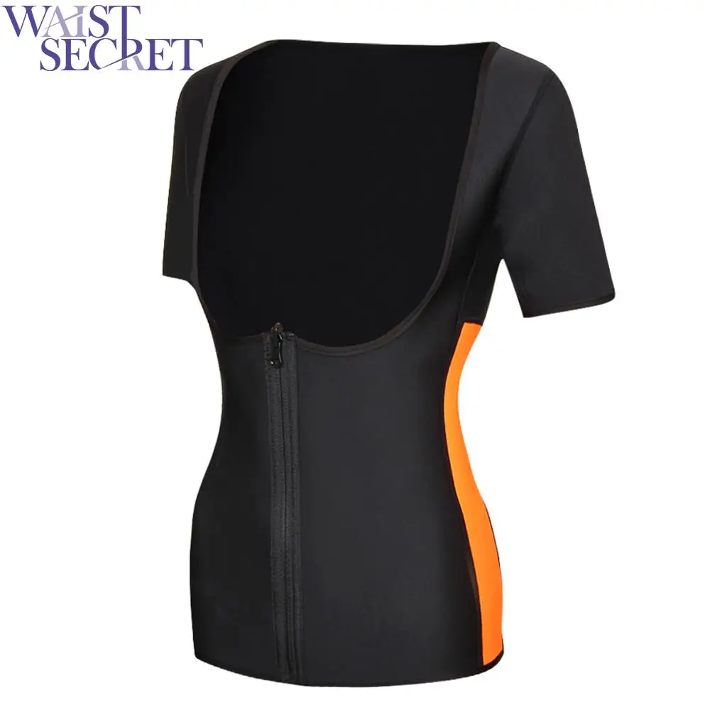 

WAIST SECRET Women Sports Corset Fitness Running Buckle Bodysuit Corset Tops Waist Cincher Reduce Fat Sweat Shaper Neoprene Vest