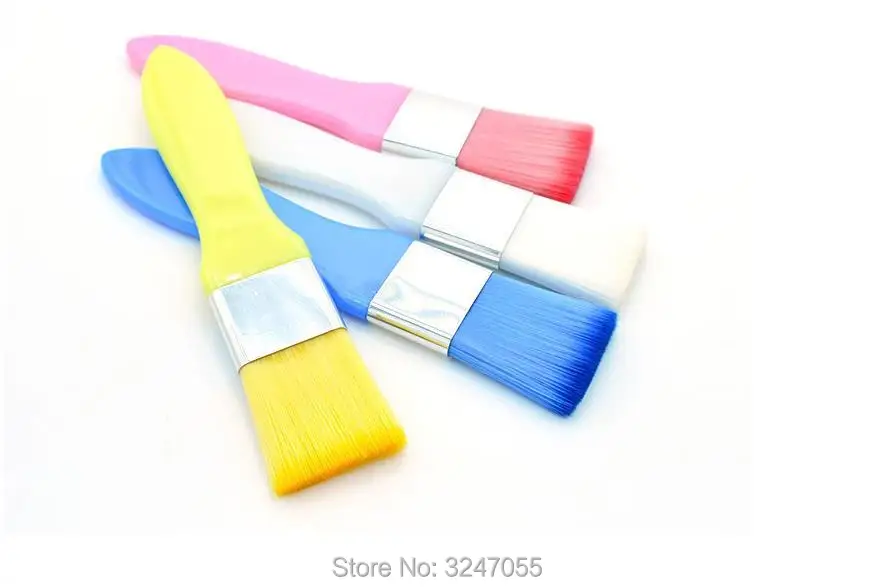 

10pcs/lot Plastic Handle Cosmetic Mask Brushes, Professional High Grade Facial Mask, Soft Skin Care Makeup Brush Tools