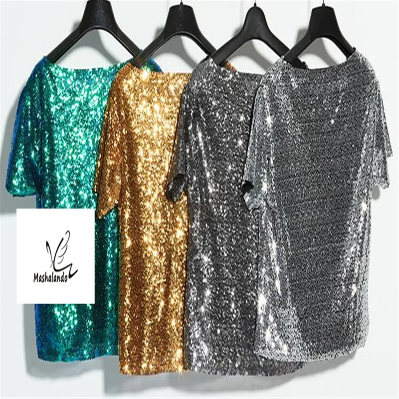 Women-Summer-Short-Sleeve-Sequins-Evil-Eye-Sparkle-Glitter-Hip-Hop-T-Shirt-Short-Top-Clubwear (4)